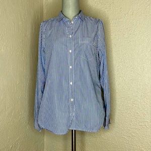 Classic J. Crew striped blouse